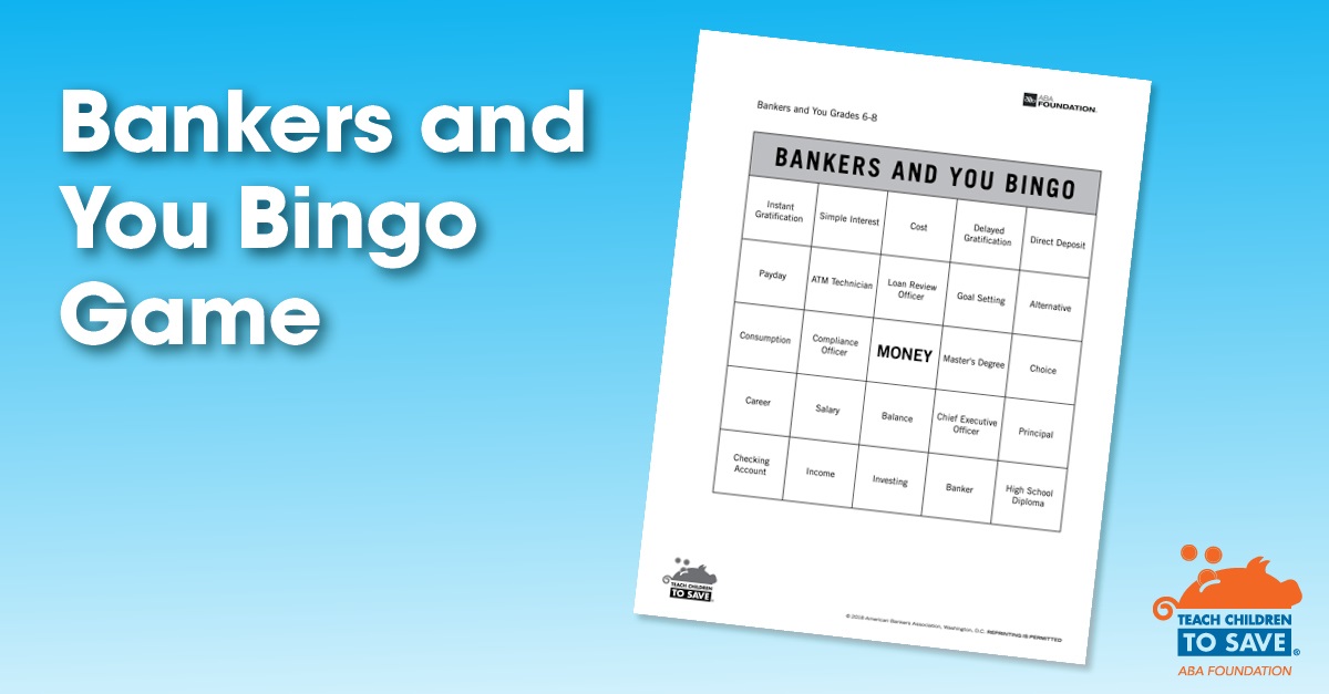 bankers and you bingo game