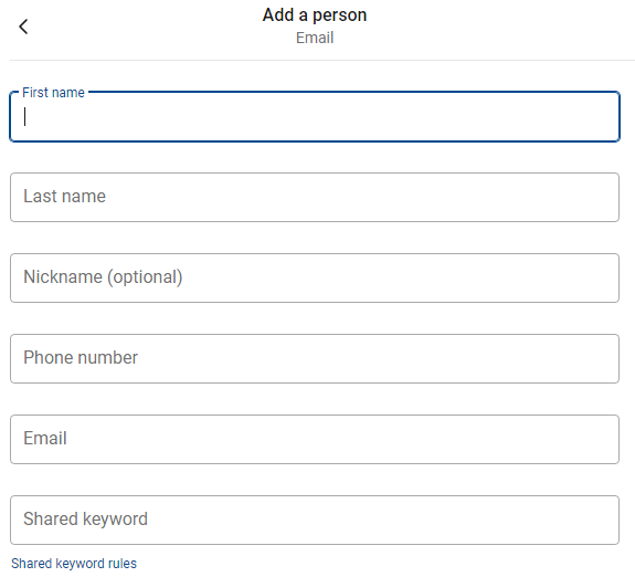 Desktop screenshot how to pay by email