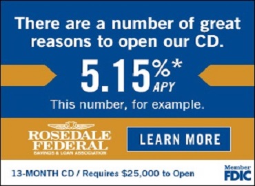 13 month CD special ad