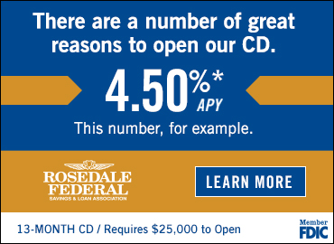 13 month CD special 4.50%