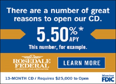Our 13-month CD special ad 10-26-23