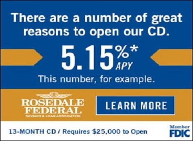 13 month CD special ad