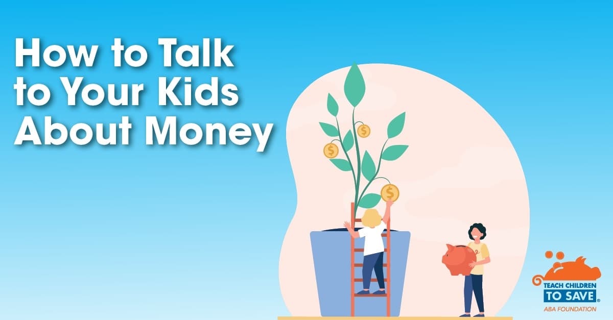 How to talk to your kids about money image for teach kids to save