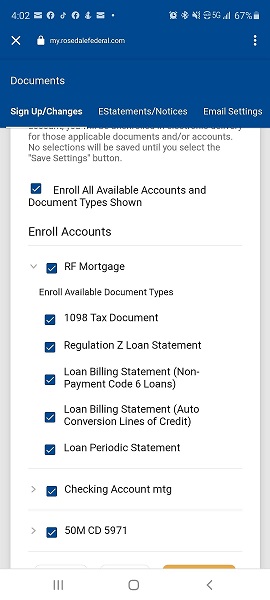 screenshot for mobile estatements tutorial