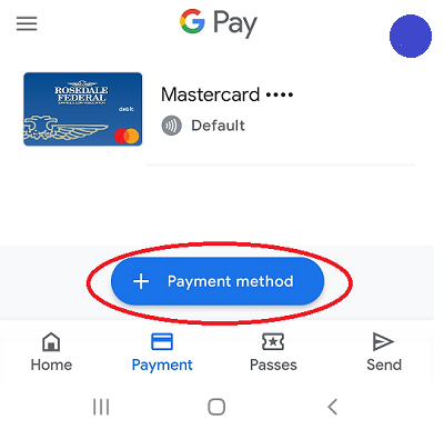 Google pay step 2 screenshot